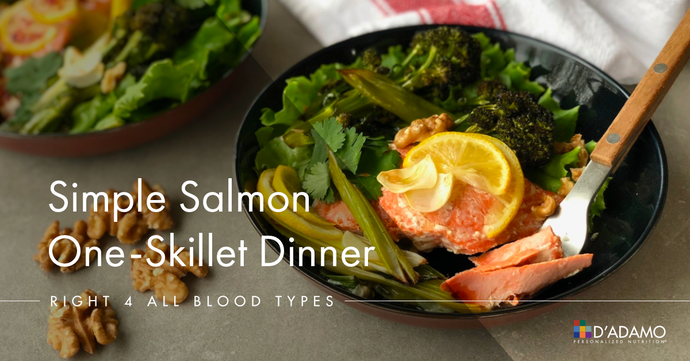 Simple Salmon One-Skillet Dinner