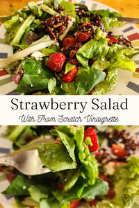 Strawberry Salad With From Scratch Vinaigrette