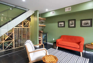 A Wine and Whiskey Cellar for a Basement Remodel in DC