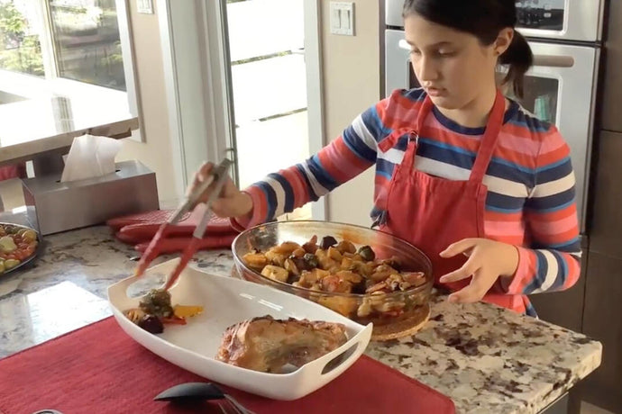 Saanich kid cooks up award-winning meal from the freezer and late-season garden