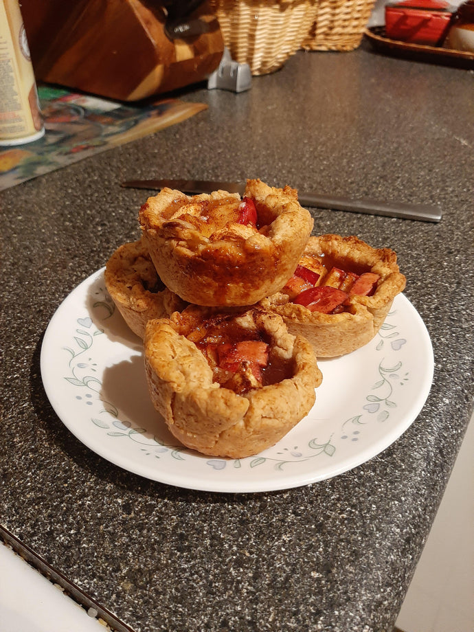 Do these caramel apple tarts I made for dessert count?