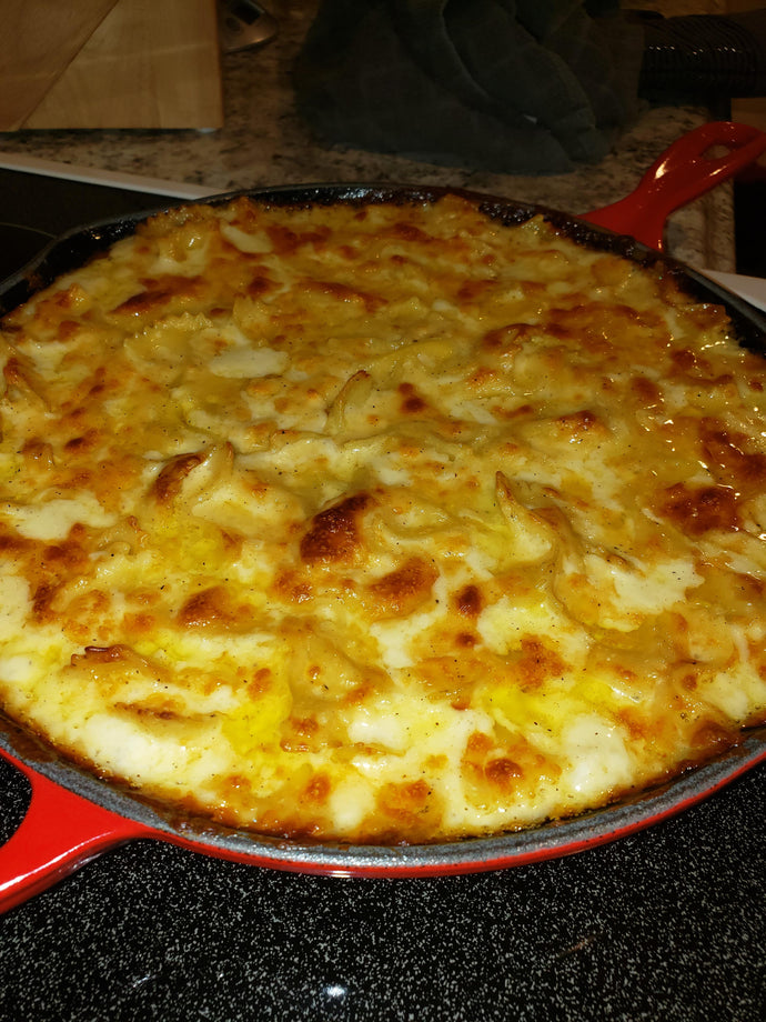 Me and the hubs made mac and cheese