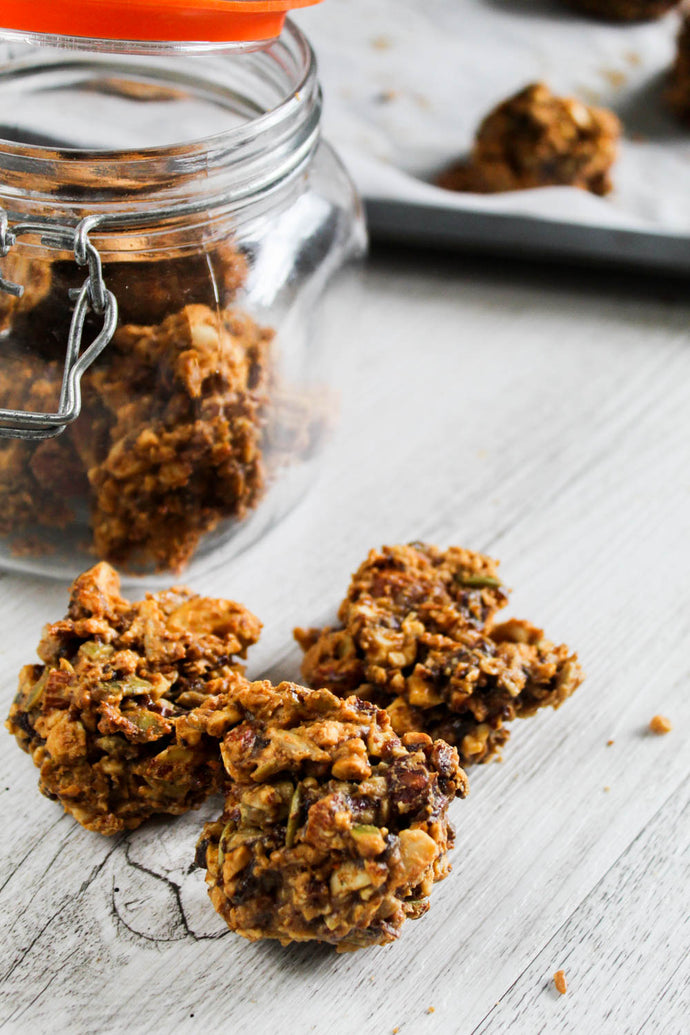 Clean Eating Date and Nut Cookies