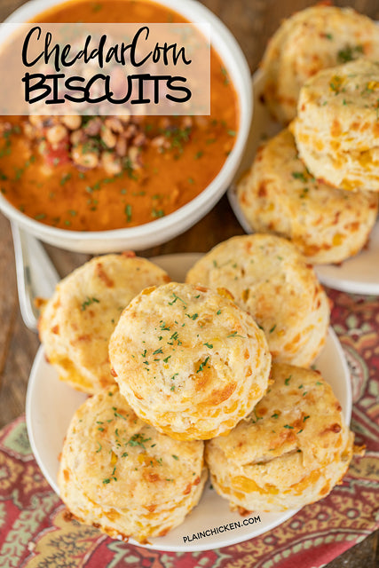 Cheddar Corn Biscuits