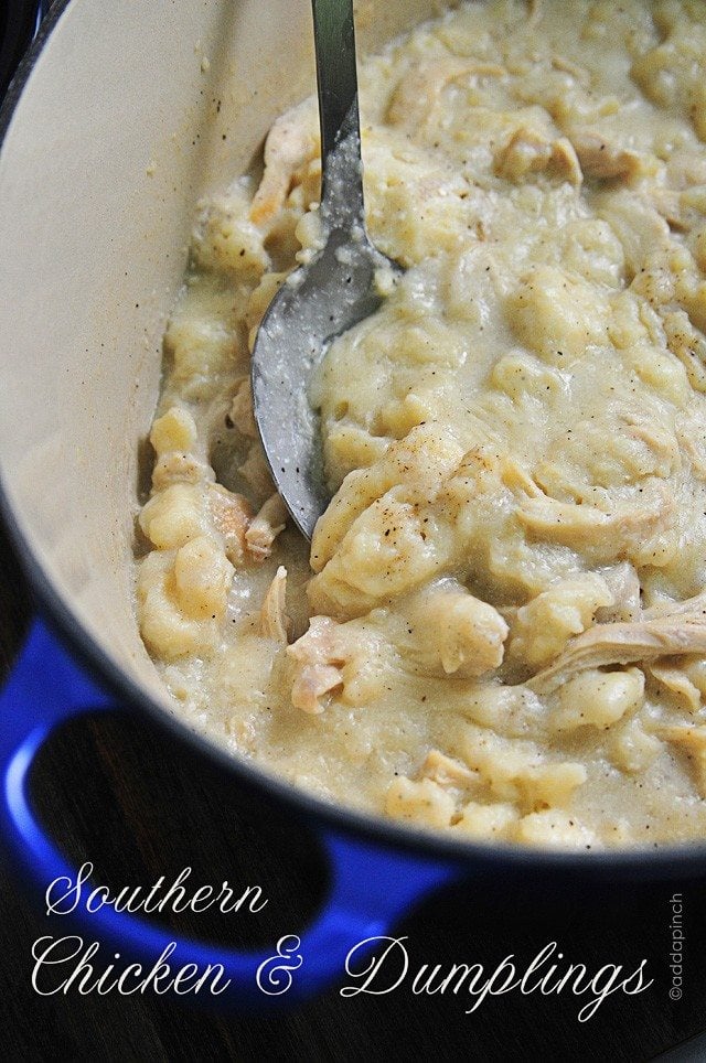 Homemade Chicken and Dumplings Recipe