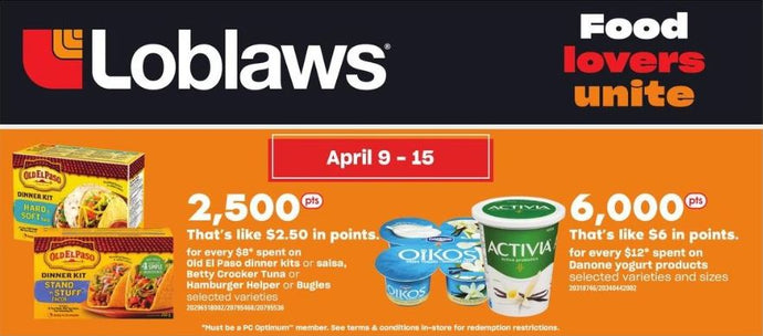 Loblaws Ontario PC Optimum Offers