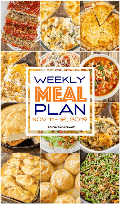 Whats For Dinner? {Weekly Meal Plan}