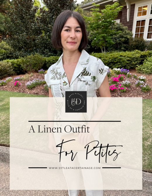 A Linen Outfit for Petites