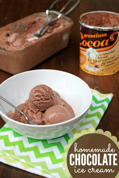 Homemade Chocolate Ice Cream (recipe)