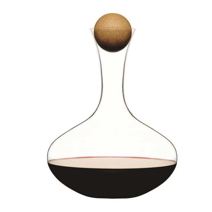 Oval Oak Decanter - seconds