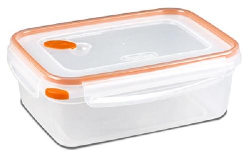 (6) ea Sterilite 03221106 Tangerine Ultra-Seal, 8.3 Cup Rectangle Food Containers