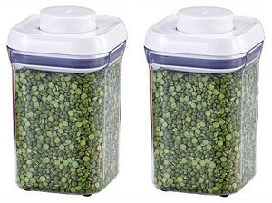 (2) ea Oxo International 1071396 4 Quart POP Food Storage Containers