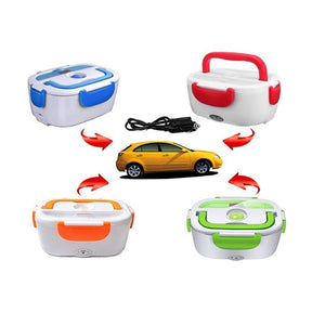 12V Electric Lunch Box Heating Warmer Food Container Outdoor Travel Office Portable Bag Tableware Set Car Bento Box Plastic