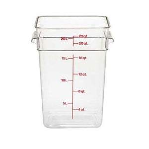 6PCE Camwear Storage Container 20.8L Clear 22SFSCW