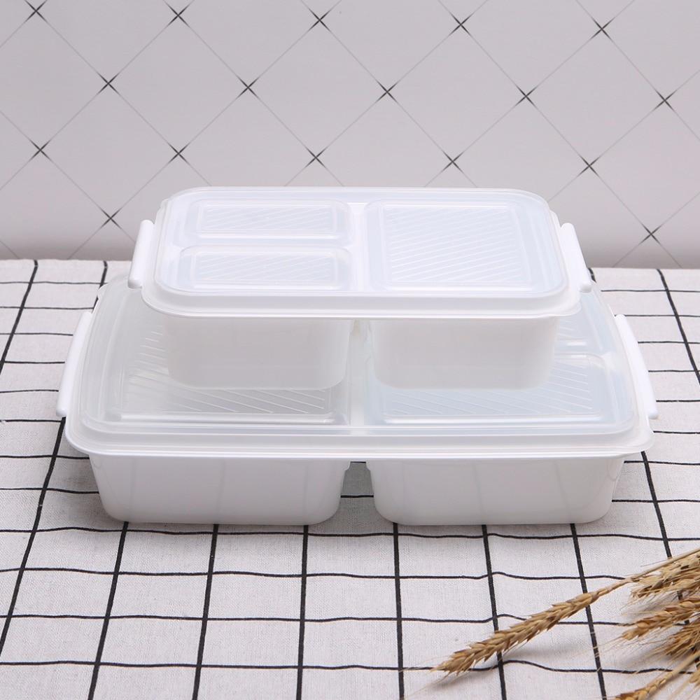 1Pc Small/Big Lunch Box Microwave Heating Students Adult Bento Lunch Boxes for kid Picnic Food Storage Container C42
