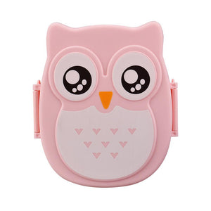 2018 Cute1pc Cartoon Owl Lunch Box Food Storage Container Storage Box Portable Bento Safe Food Picnic Hot Lunchbox Children Gift