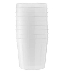 Basix 86 oz. Freezable Deli Food Storage Containers w/Lids - Package of 10 - Food Storage