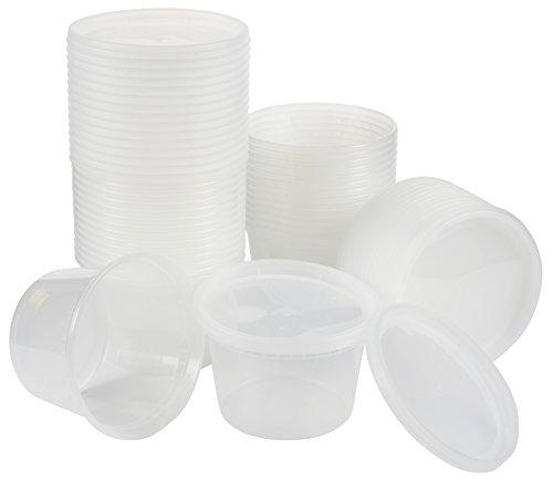 - Soup Containers - 16 Ounce Deli Food Storage Containers - Bpa Free Plastic Leak Proof Meal Prep Containers With Lids