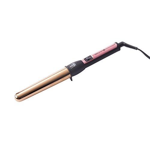 1-1.25 Curling Iron Set With Titanium-Coated Ceramic Barrel Technology And Heat Resistant Glove, Gold Titanium Curling Wand For All Hair Types, Hair Products For Women, Hair Styling Tools -Tru Beauty