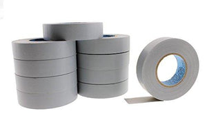 10Pk 3/4  Gray Silver Grey Electrical Tape Supreme Durable .75 Pro-Grade Wire Harness Pvc Vinyl Marking Labeling Coding Warning Safety Flame Retardant 60&#X27; 7 Mil