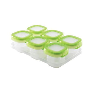 Baby Blocks Freezer Storage Containers - Green - 2 Oz