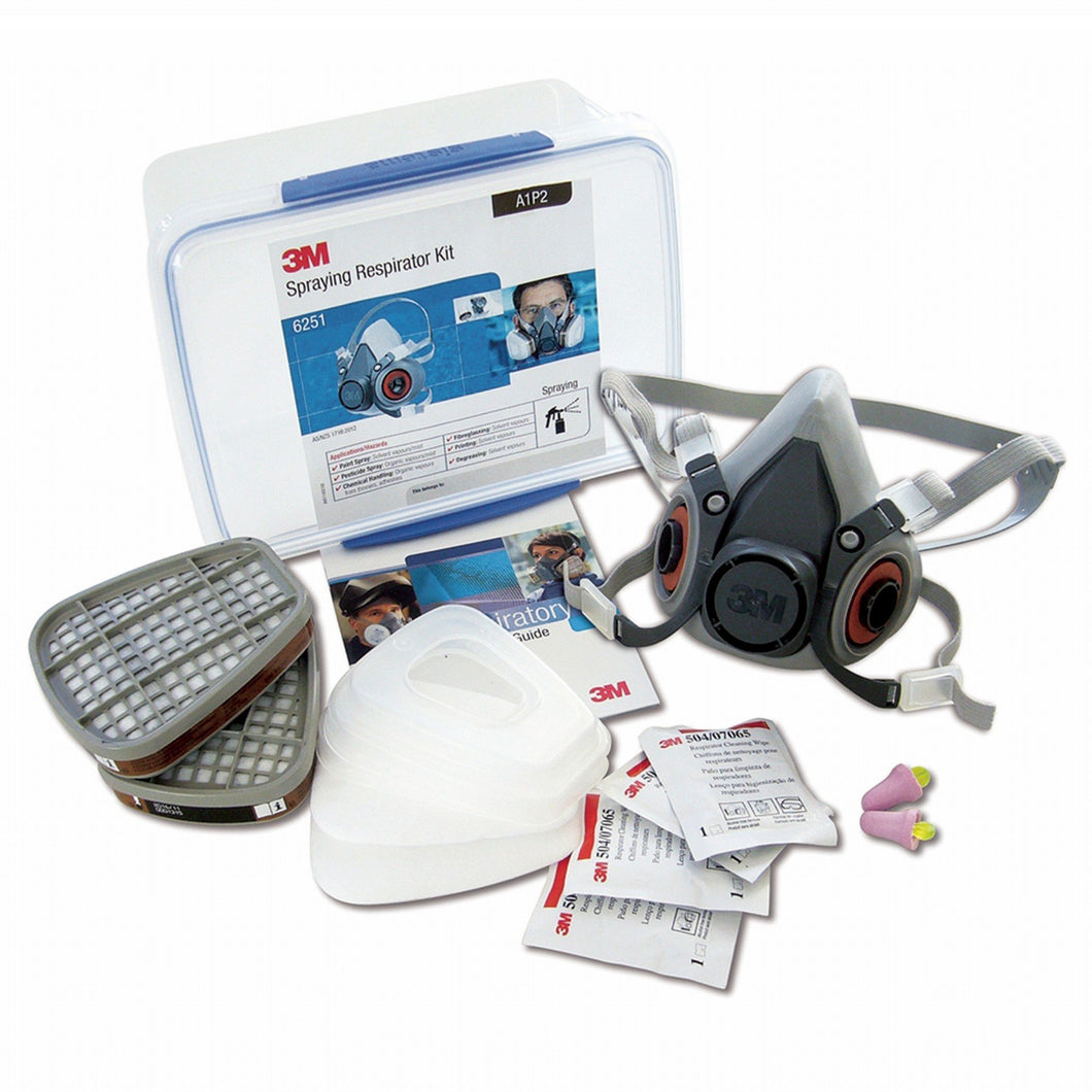 3M Reusable Respirator Starter Kits - Silica Dust & Painting Spraying 6251
