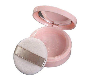 1Pcs 10Ml Empty Reusable Loose Powder Puff Box- Make Up Jar Case With Sponge Powder Puff Sifter Cosmetic Storage Containers For Diy Using(Pink)