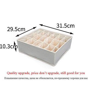 Non-Woven Scarfs Socks Bra Organizer Storage Box Drawer Closet Organizers Boxes for Underwear Bra