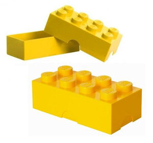 Yellow Lego Piece Storage Container/Lunch Box