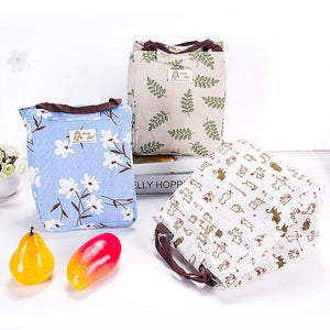 Waterproof  Insulation Lunch Tote Bento Bag Cooler Insulated Picnic Handbag  Storage Containers