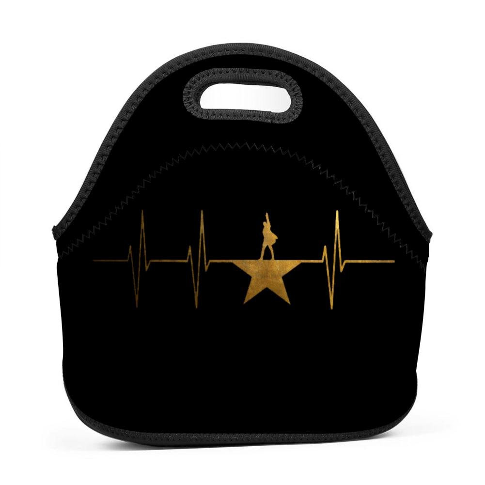 CsUaO Fashion 3D Printing Star Heartbeat Designed Handbag/Tote Lunch Bag/Bento Bag/Picnic Box