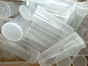 - Large Clear 60 Dram Pop Top Bottles - Vial Medical Herb Pill Container