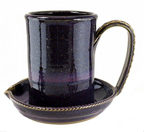 321 Pottery Microwave Bacon Cooker, Purple Twilight