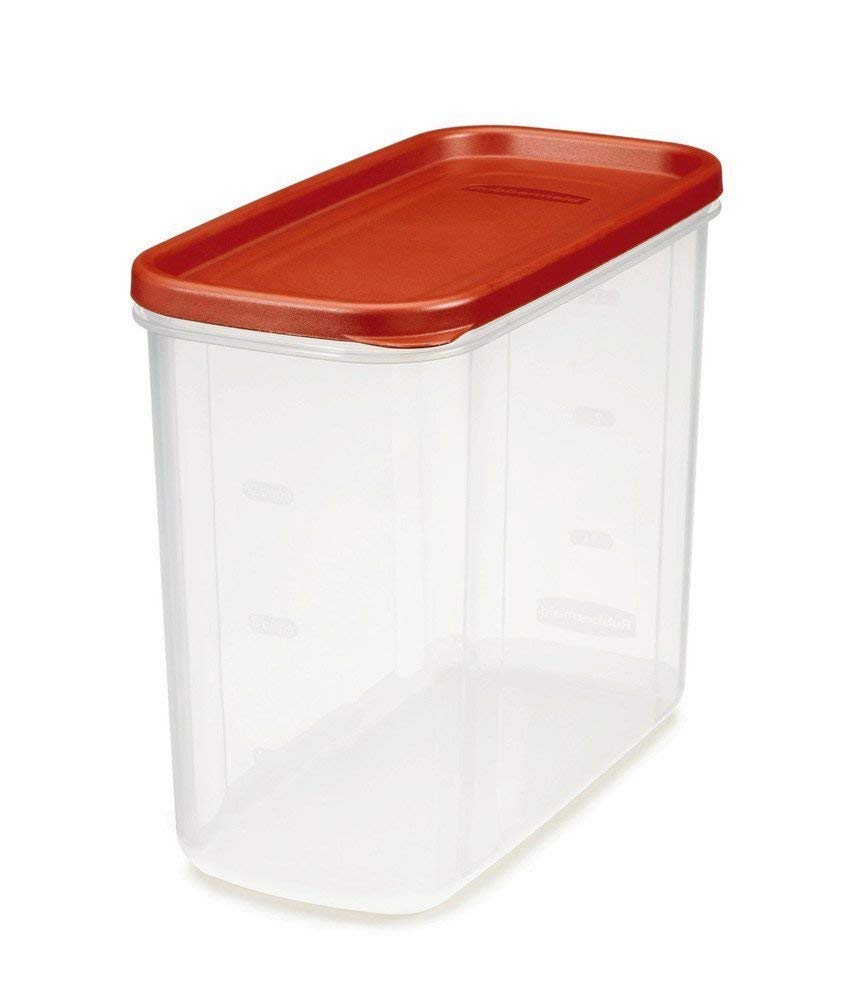 Rubbermaid 071691688037 Dry Food Storage 16 Cup Clear Base, 2 Pack, Everyday