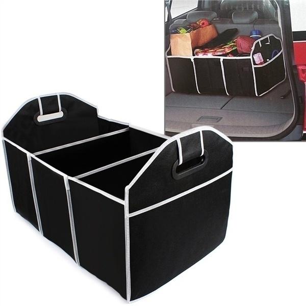 Fodable Car Trunk Organizer Box Toys Food Storage Container Bags Box Car Accessories