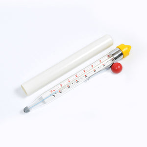 Gienar Candy and Deep Fry Glass Thermometer with Pan Clip