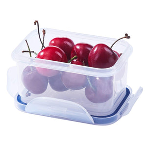 6.1oz / 0.7-Cup BPA Free Rectangular Baby Food Container with Leak Proof Locking Lid, Short