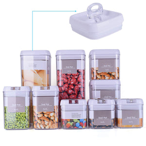 10-Piece Airtight Food Storage Container Set, Pantry Organization and Storage Made Easy! - Keeps Food Fresh, Dry and Organized - Big Sizes Included! - Durable, BPA Free Containers