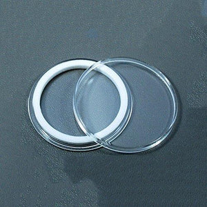 (3) Air-Tite 40Mm White Ring Coin Holder Capsules For American Silver Eagles & 1Oz China Silver Panda Sterling
