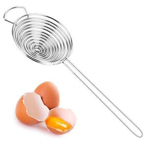 Egg Yolk Separator,YoJiSa Stainless Steel Filter Egg Sieve,Egg Yolk White Divider Separator,Egg Strainer,Kitchen Utility Gadget Cooking Baking Tools and Easy Clean