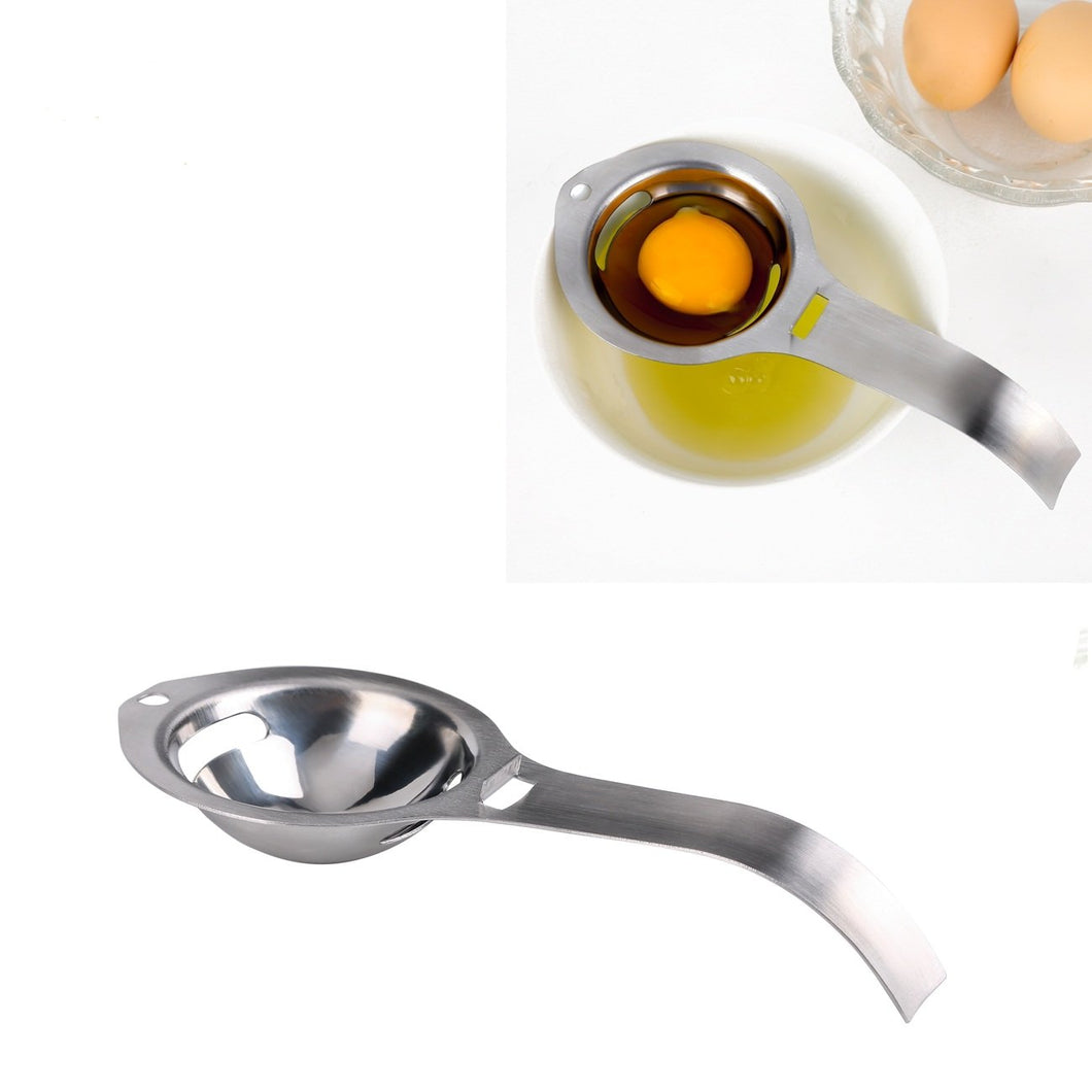 CHOI X Egg Separator Stainless Steel Egg White Yolk Filter Separator Food Grade Egg Divider Egg Extractor Kitchen Gadget Baking Tool Cooking Tool