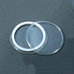 (20) Air-Tite 40Mm White Ring Coin Holder Capsules For American Silver Eagles & 1Oz China Silver Panda Sterling