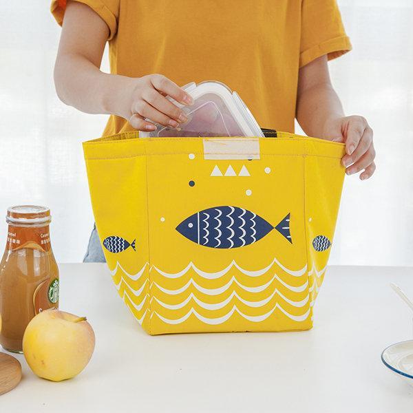 Waterproof Lunch Tote Bag Oxford Cooler Insulated Handbag Cute Storage Containers Food Container