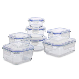 1790 Glass Food Storage Container Set (14 Piece)