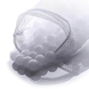 NutriChef Premium Sous Vide Balls - 250 White Balls, Includes Drying Bag for Cookers & Immersion Circulators, Reduces Heat Loss - PKSOUSBL250