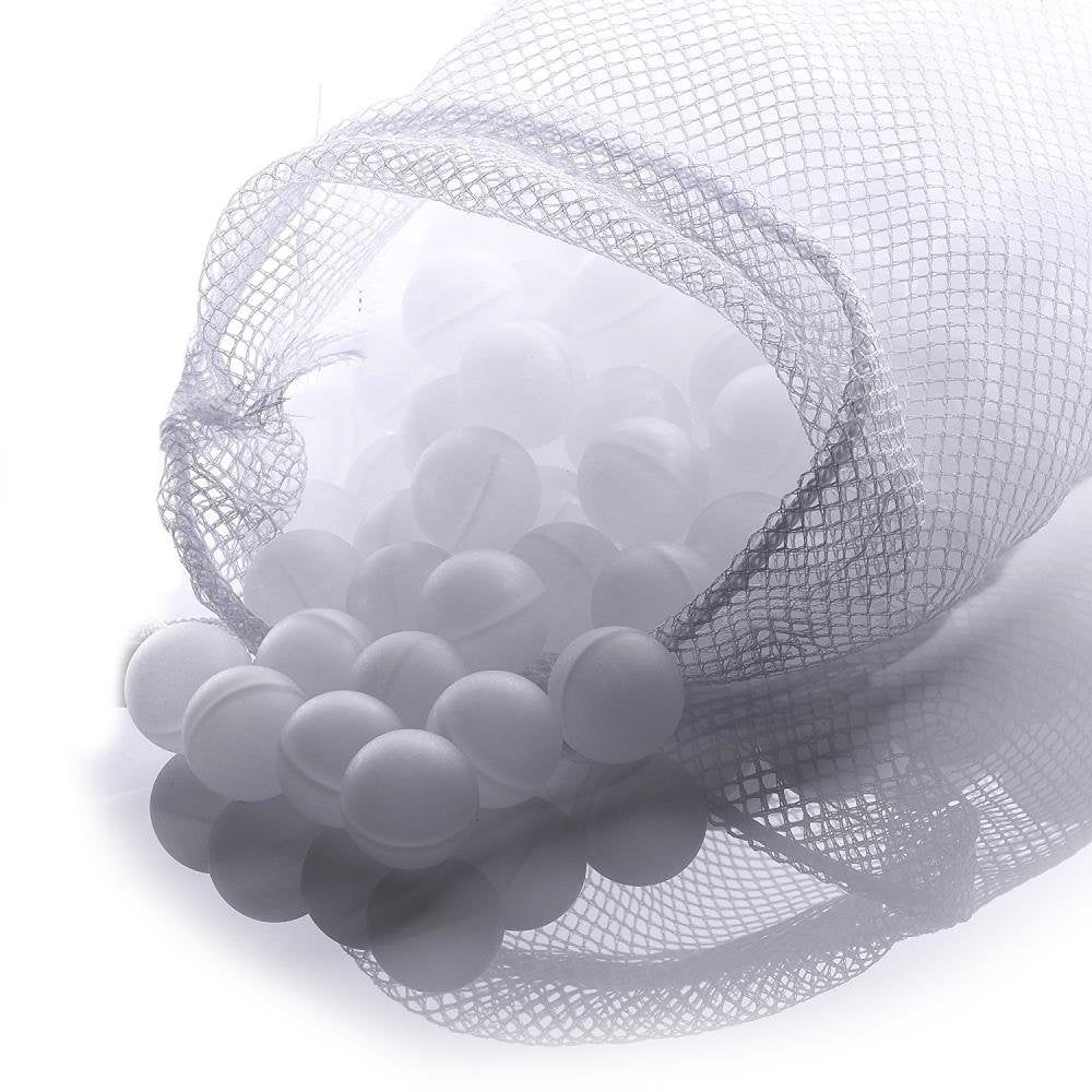 NutriChef Premium Sous Vide Balls - 250 White Balls, Includes Drying Bag for Cookers & Immersion Circulators, Reduces Heat Loss - PKSOUSBL250