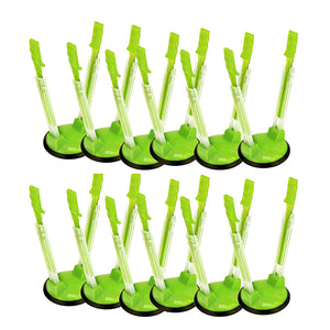 Baggy Rack - (12 Pack) Sandwich Bag Racks, Clip Food Storage Bags Onto Holder, Best Opener for Freezer & Storage Baggie - Ideal Plastic Kitchen, No Hassle Cooking Gadget Solutions For a Clean Pour