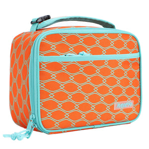 MIER Kids Insulated Lunch Box Bag Small Cooler Lunch Bag for Boys, Girls, Can Clip onto Backpack, Tote, Strollers, Orange