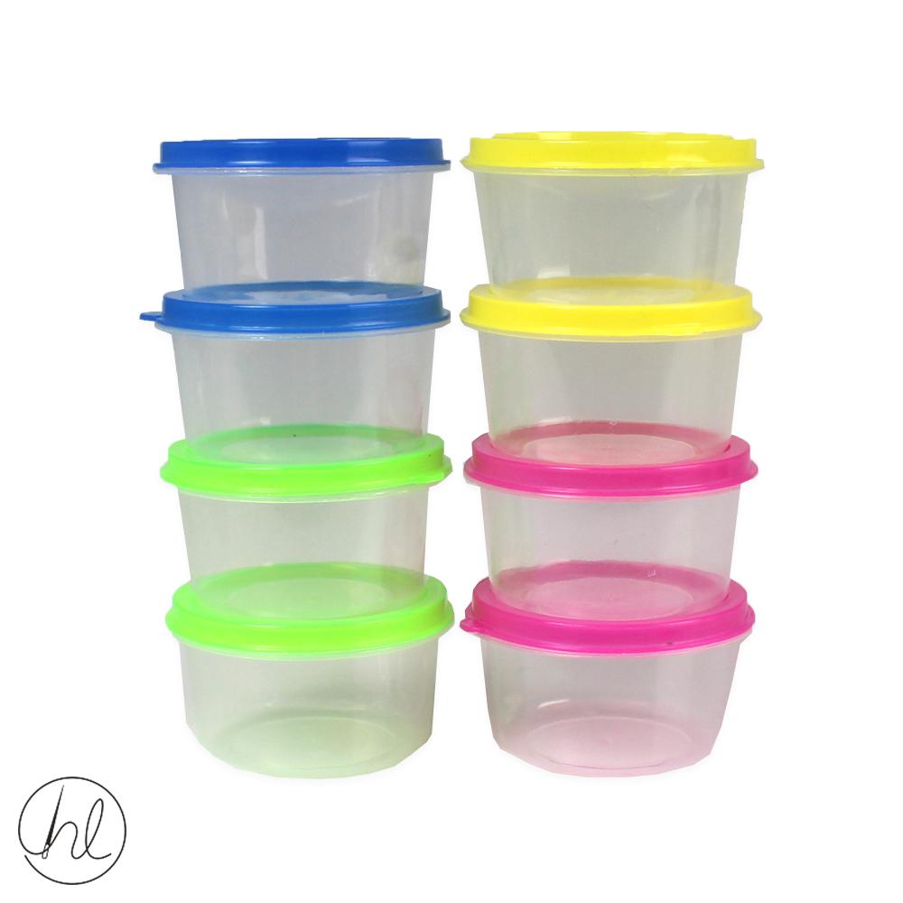 8PC STORAGE CONTAINERS