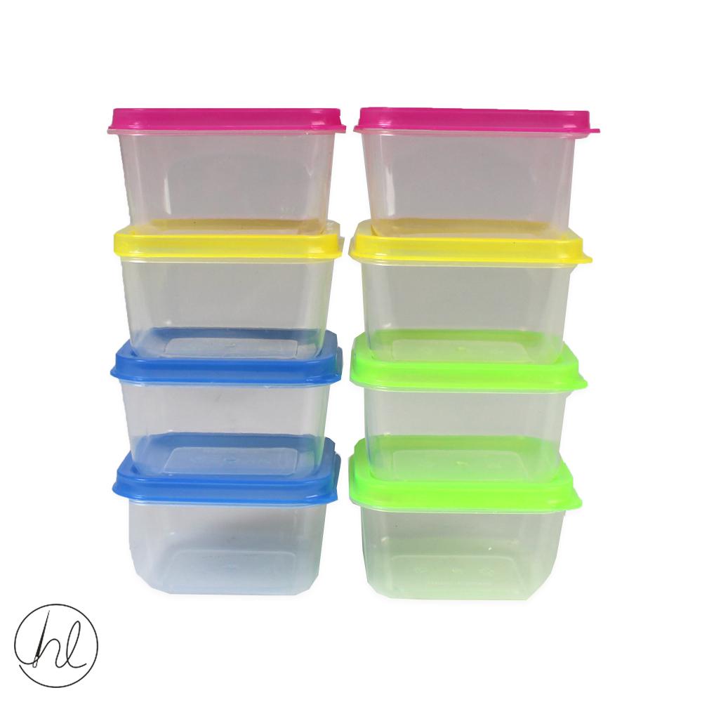 8PC STORAGE CONTAINERS